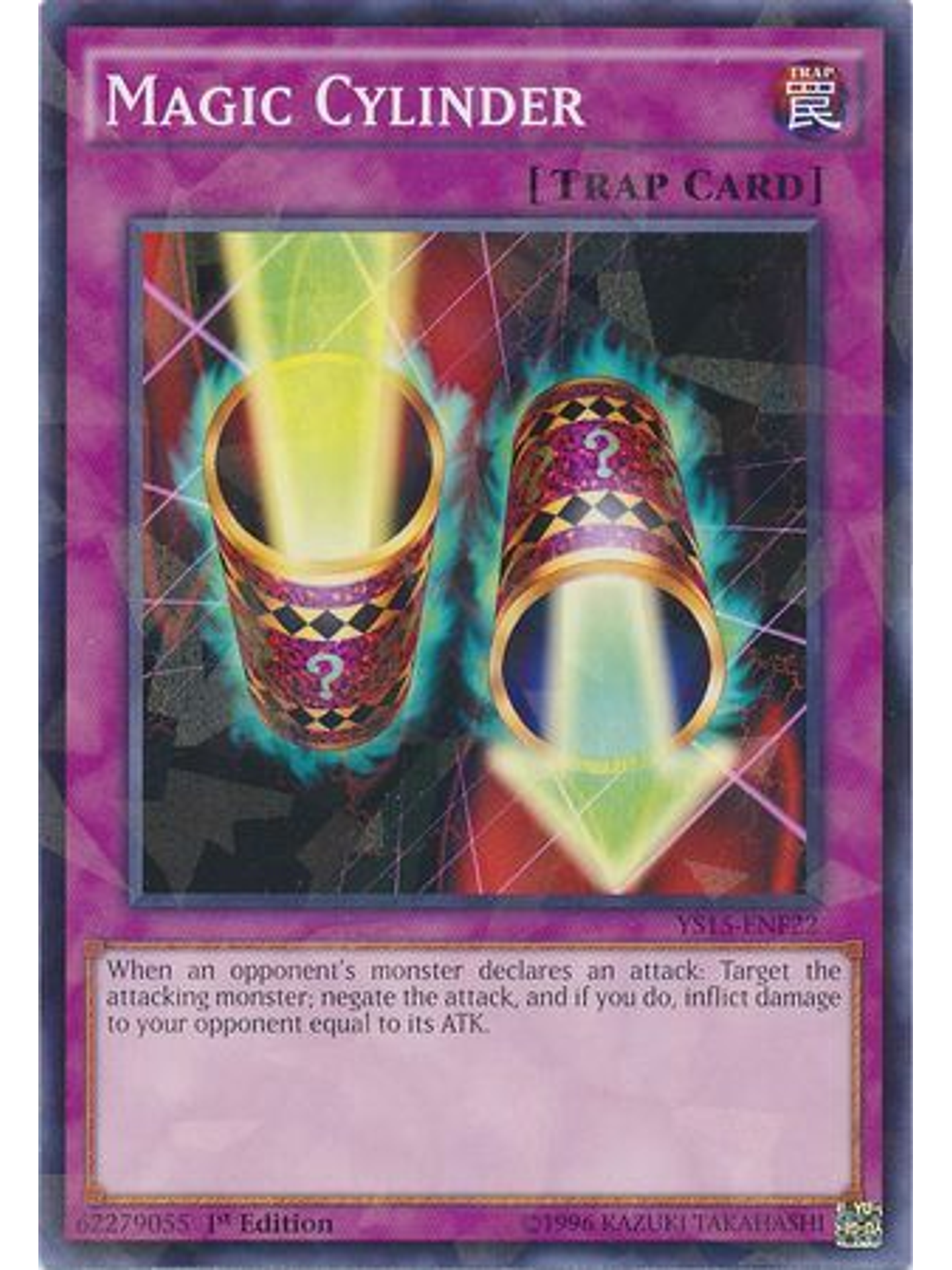 Magic Cylinder - YS15-ENF22 - Shatterfoil Rare 1st Edition 1