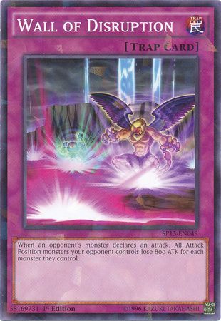 Wall of Disruption - SP15-EN049 - Shatterfoil Rare 1st Edition