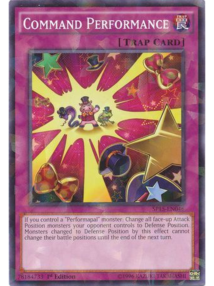 Command Performance - SP15-EN046 - Shatterfoil Rare 1st Edition 1