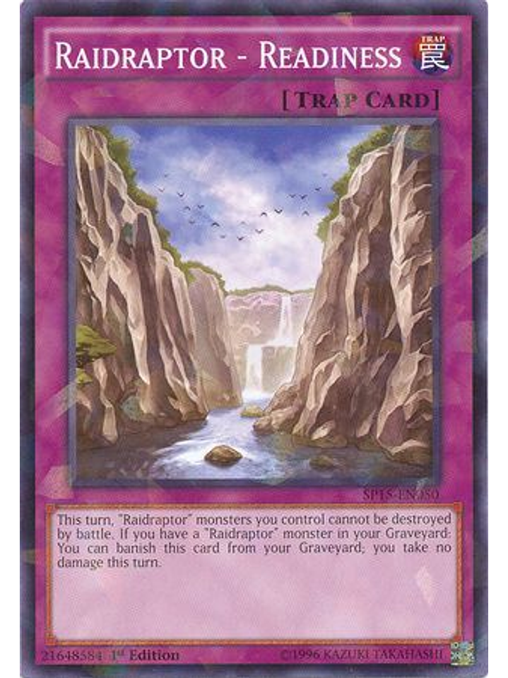 Raidraptor - Readiness - SP15-EN050 - Shatterfoil Rare 1st Edition 1