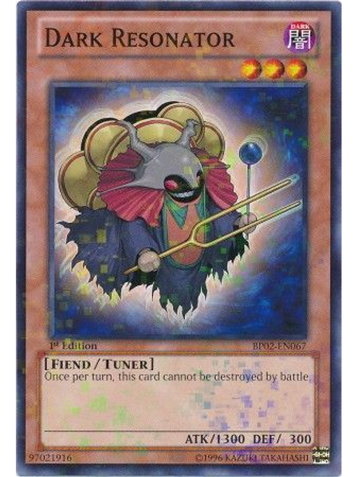 Dark Resonator - BP02-EN067 - Mosaic Rare 1st Edition 1