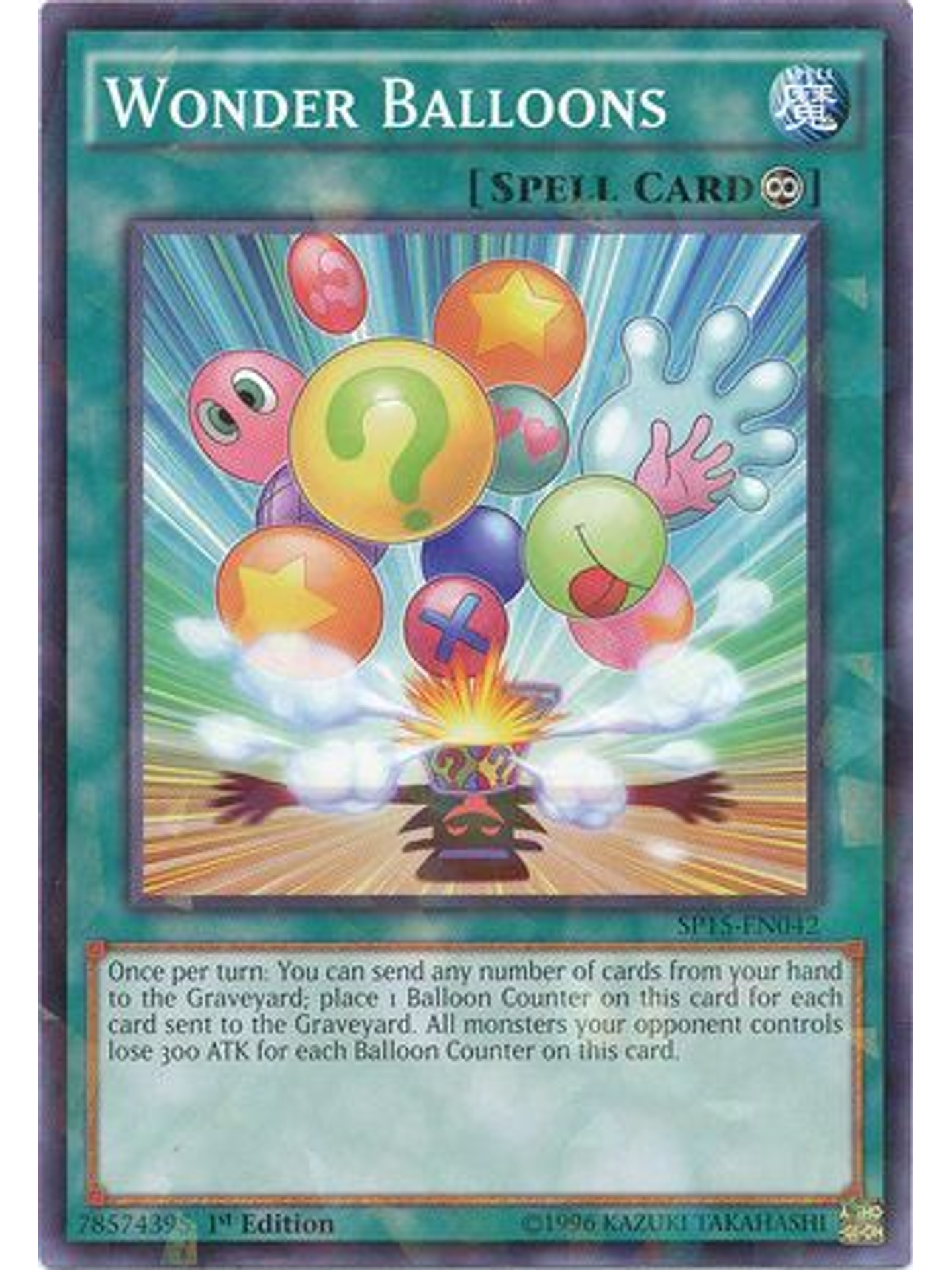 Wonder Balloons - SP15-EN042 - Shatterfoil Rare 1st Edition 1