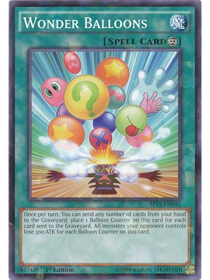Wonder Balloons - SP15-EN042 - Shatterfoil Rare 1st Edition 1