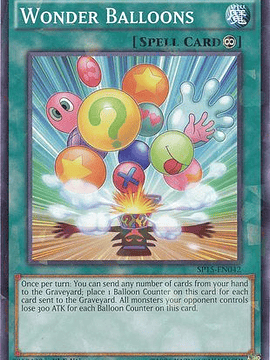 Wonder Balloons - SP15-EN042 - Shatterfoil Rare 1st Edition