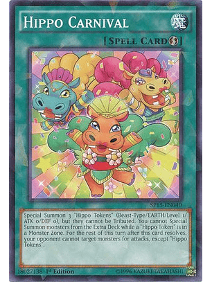 Hippo Carnival - SP15-EN040 - Shatterfoil Rare 1st Edition