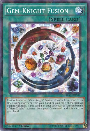 Gem-Knight Fusion - SP15-EN039 - Shatterfoil Rare 1st Edition