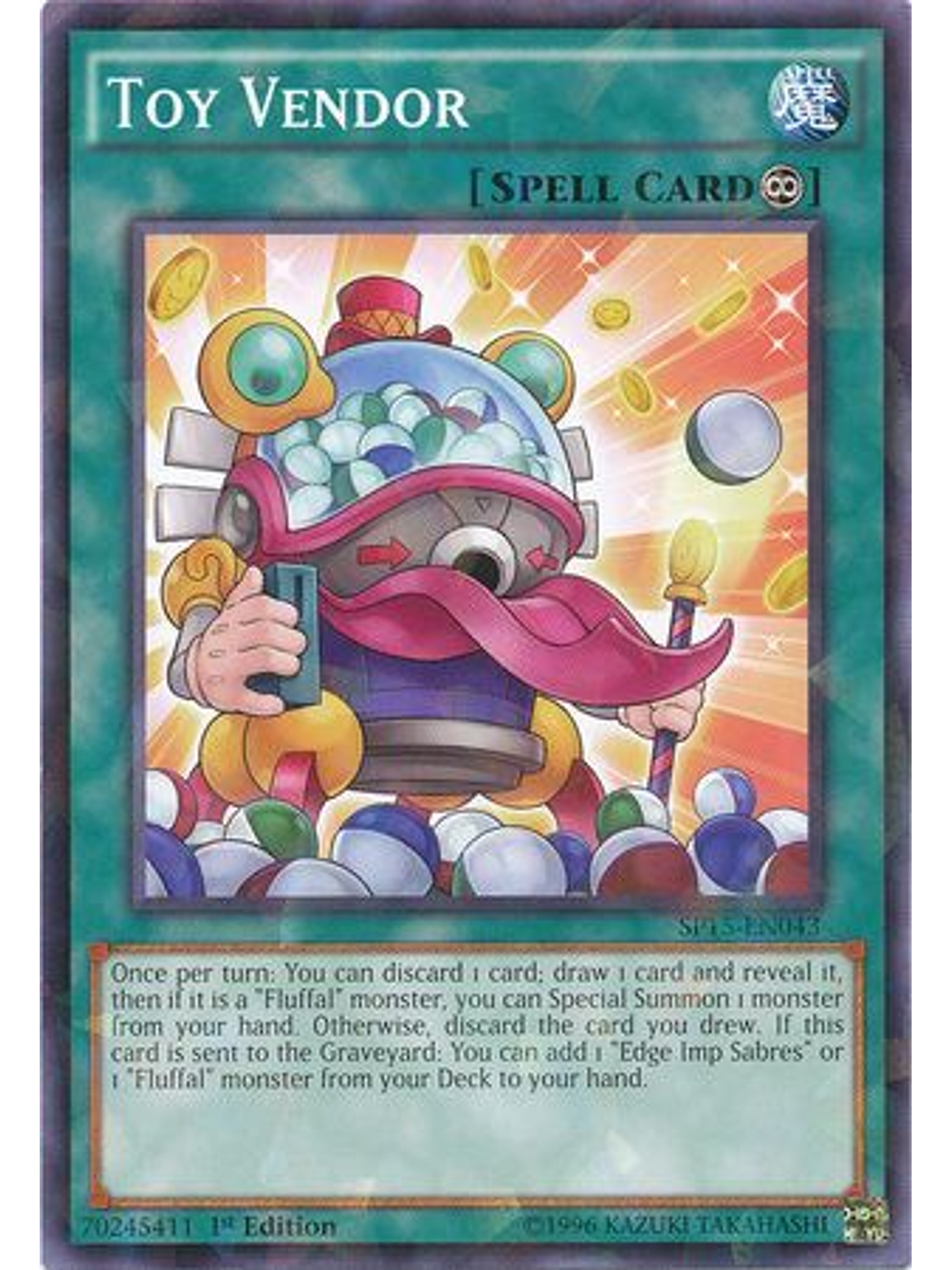 Toy Vendor - SP15-EN043 - Shatterfoil Rare 1st Edition 1