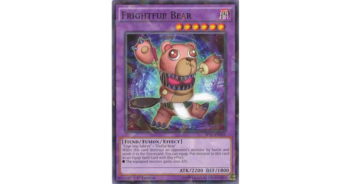 Thẻ Bài Yugioh Chính Hãng Fluffal Bear - NECH-EN016 - Common 1st