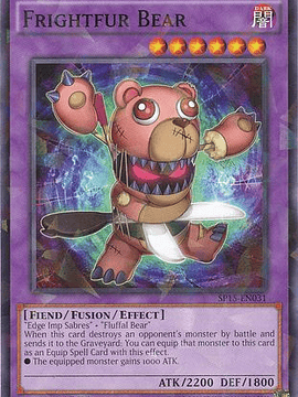 Frightfur Bear - SP15-EN031 - Shatterfoil Rare 1st Edition