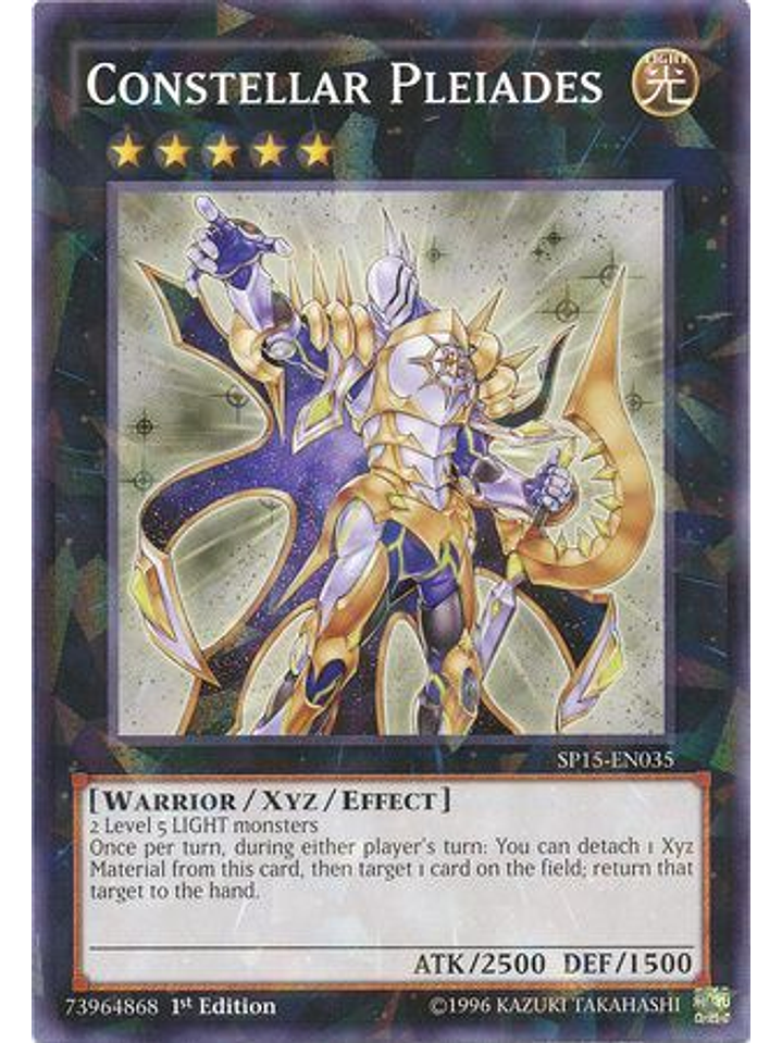 Constellar Pleiades - SP15-EN035 - Shatterfoil Rare 1st Edition 1