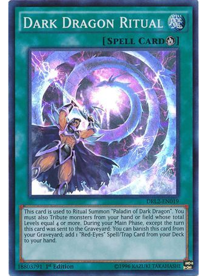 Dark Dragon Ritual - DRL2-EN019 - Super Rare 1st Edition 1