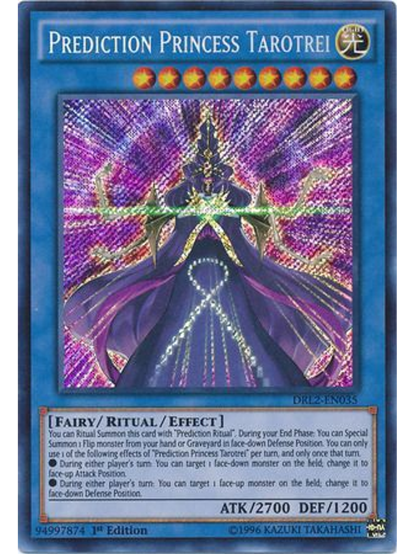 Prediction Princess Tarotrei - DRL2-EN035 - Secret Rare 1st Edition 1