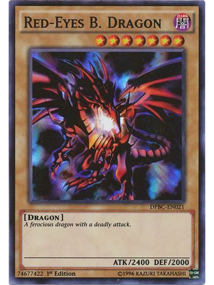 Red-Eyes B. Dragon - DPBC-EN021 - Super Rare 1st Edition 1
