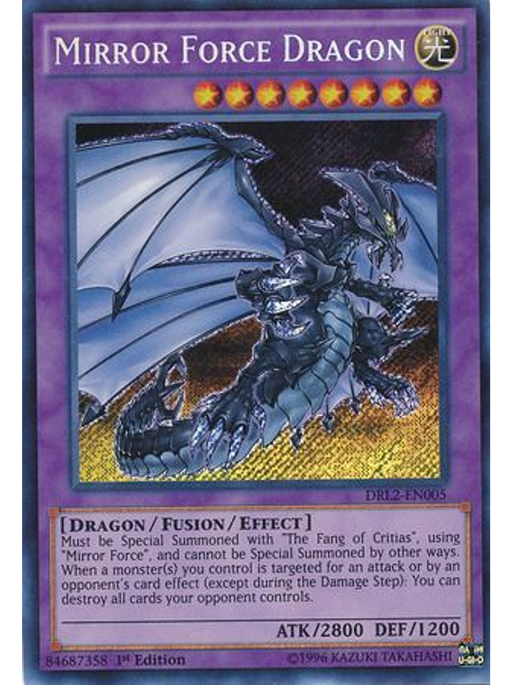 Mirror Force Dragon - DRL2-EN005 - Secret Rare 1st Edition 1
