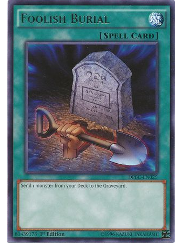 Foolish Burial - DPBC-EN025 - Rare 1st Edition 1