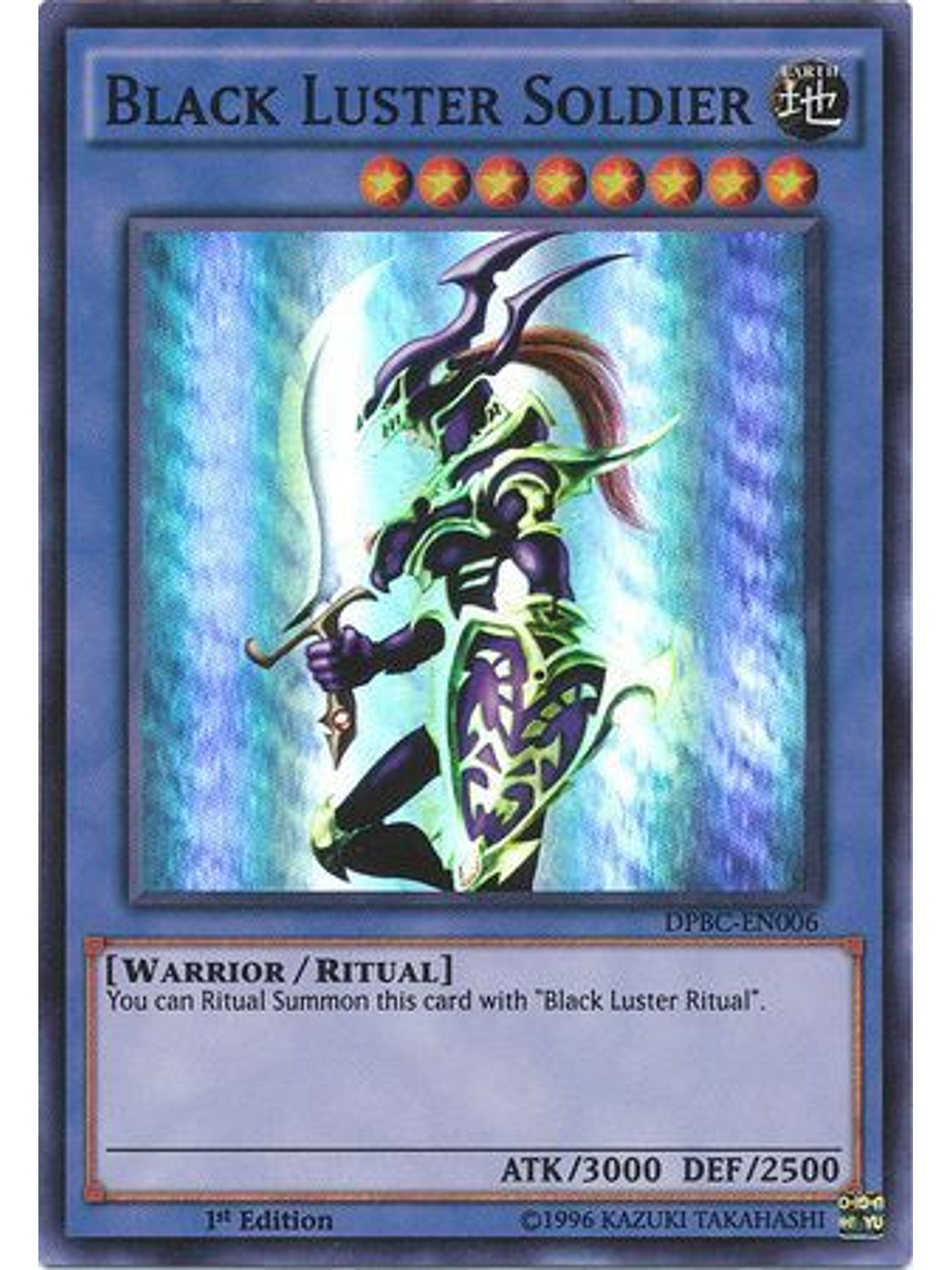 Black Luster Soldier - DPBC-EN006 - Super Rare 1st Edition 1