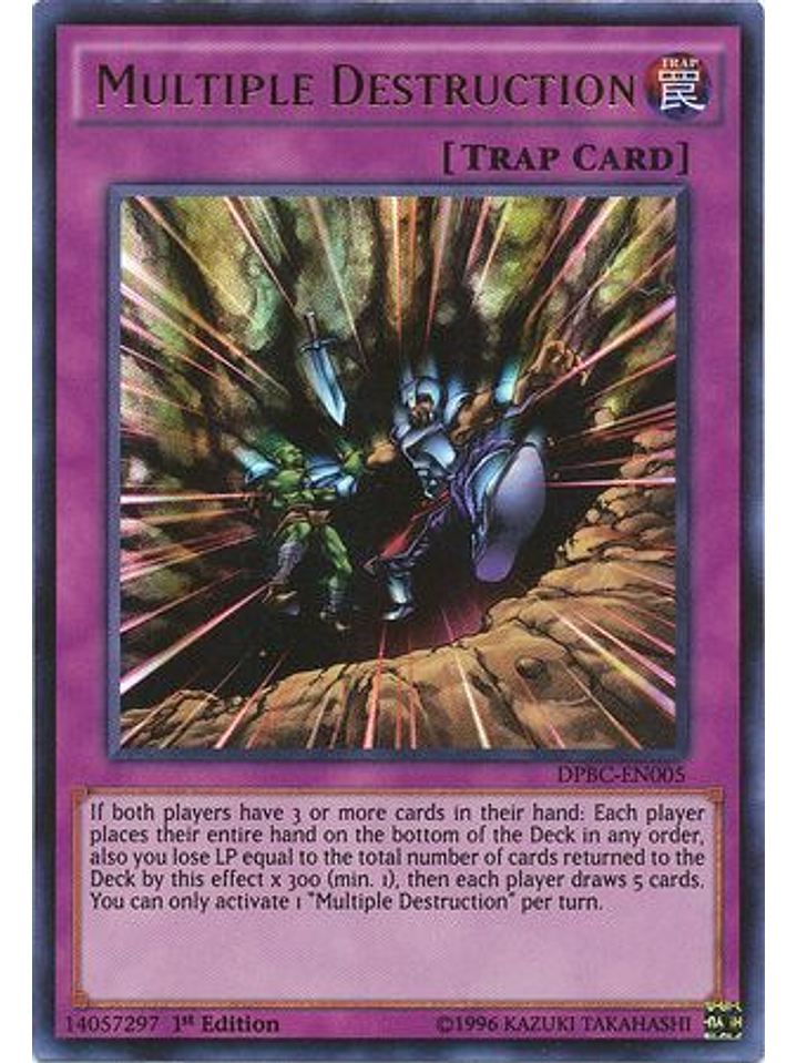 Multiple Destruction - DPBC-EN005 - Ultra Rare 1st Edition 1