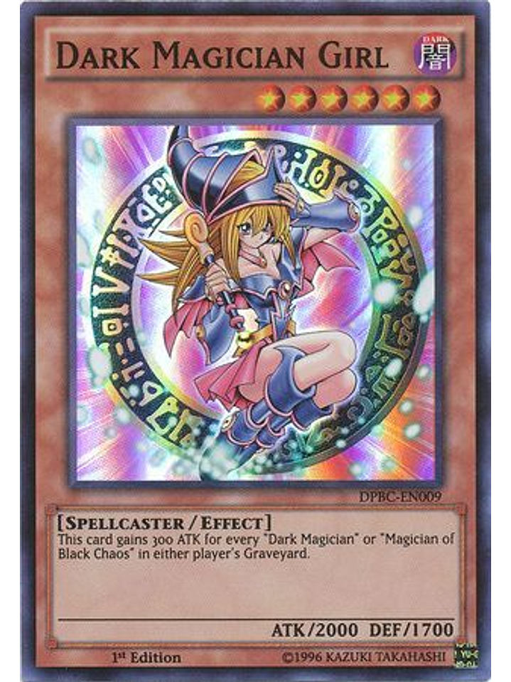 Dark Magician Girl - DPBC-EN009 - Super Rare 1st Edition 1