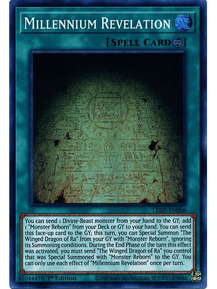 Millennium Revelation - LED7-EN006 - Super Rare 1st Edition