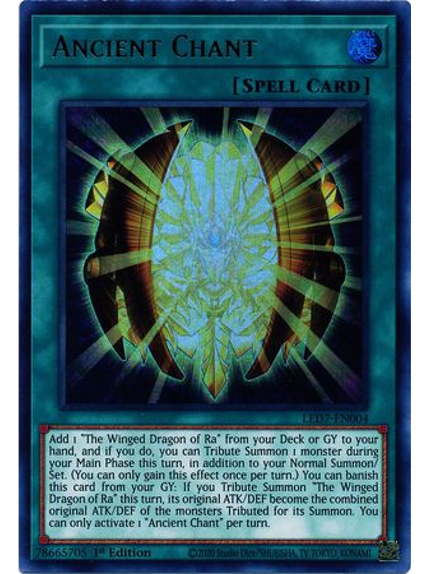 Ancient Chant - LED7-EN004 - Ultra Rare 1st Edition 1