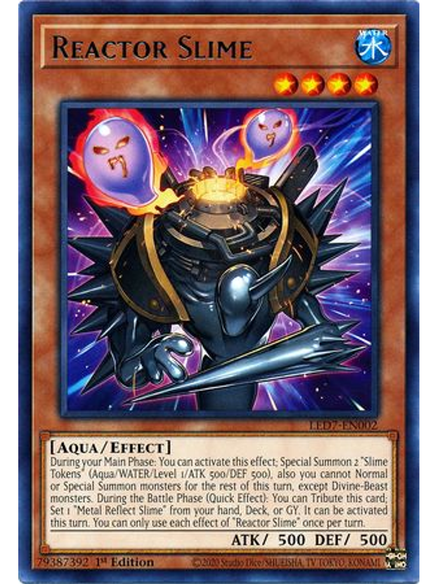 Reactor Slime - LED7-EN002 - Rare 1st Edition 1