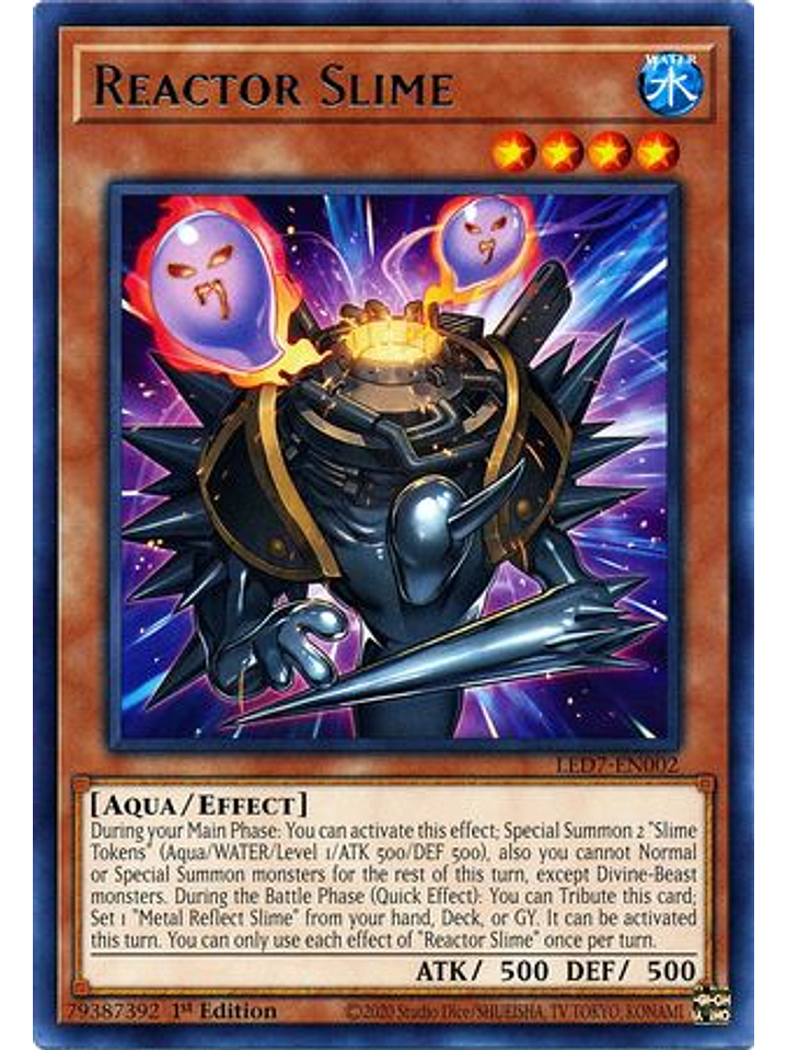 Reactor Slime - LED7-EN002 - Rare 1st Edition 1