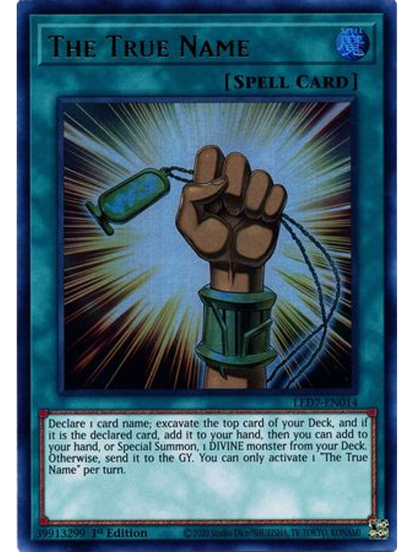The True Name - LED7-EN014 - Ultra Rare 1st Edition 1