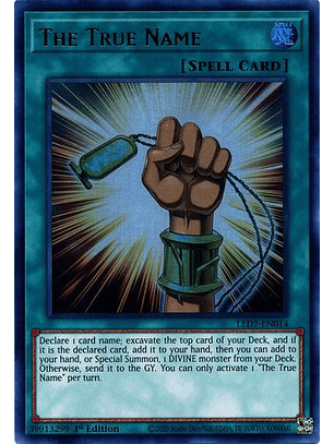 The True Name - LED7-EN014 - Ultra Rare 1st Edition