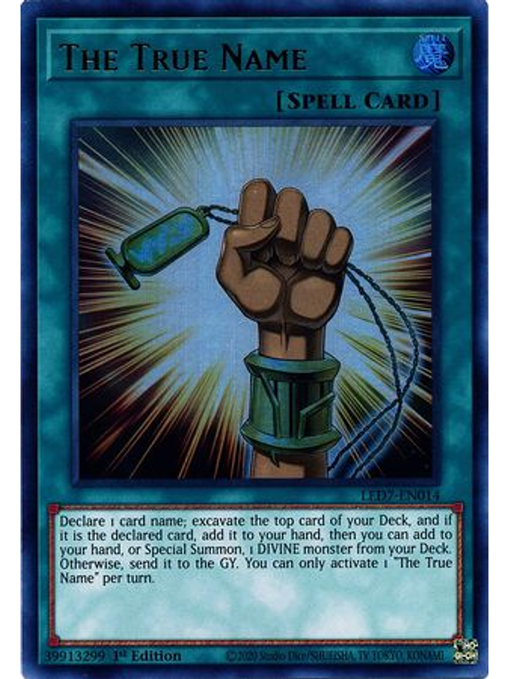 The True Name - LED7-EN014 - Ultra Rare 1st Edition 1