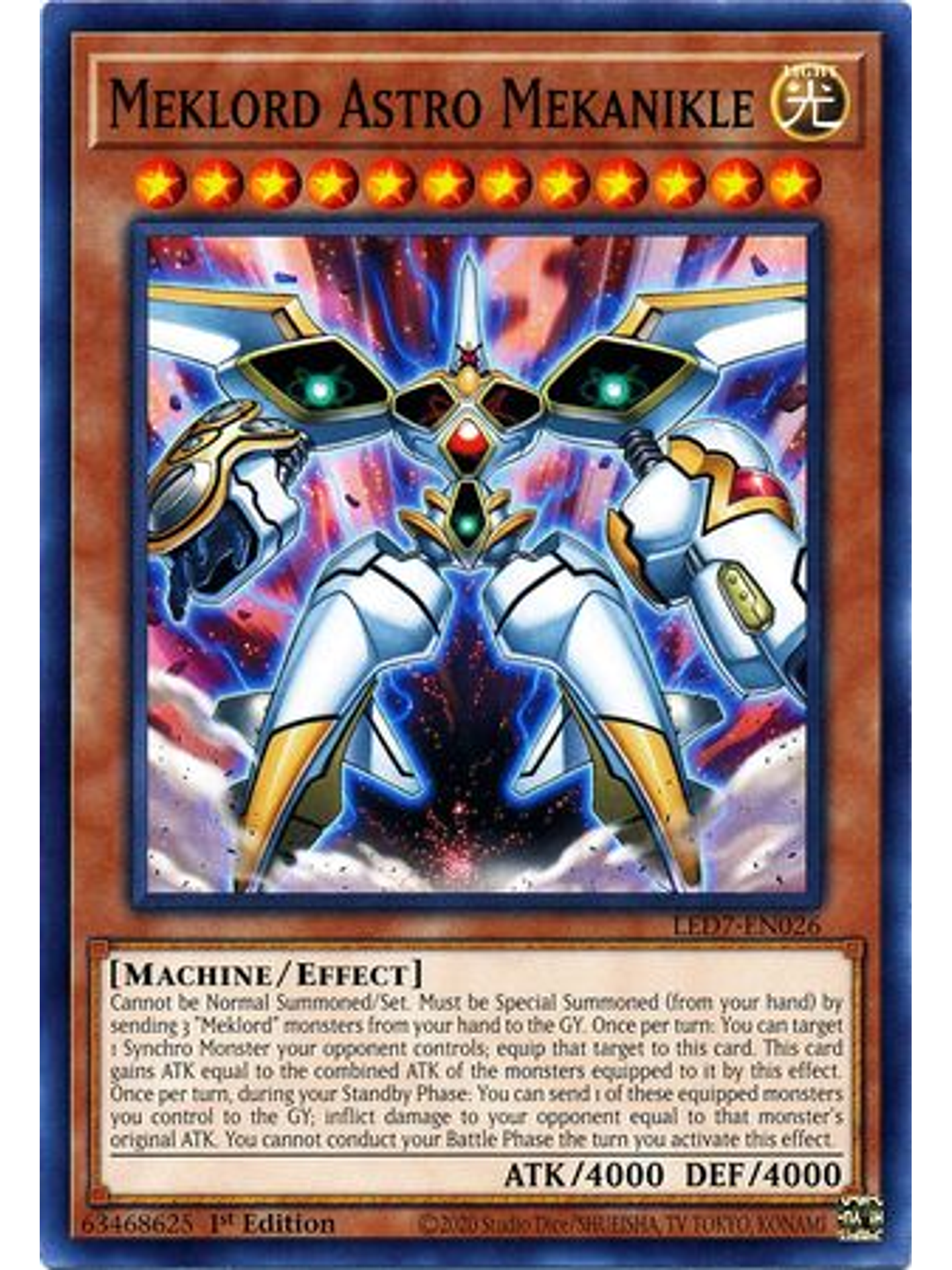 Meklord Astro Mekanikle - LED7-EN026 - Common 1st Edition 1
