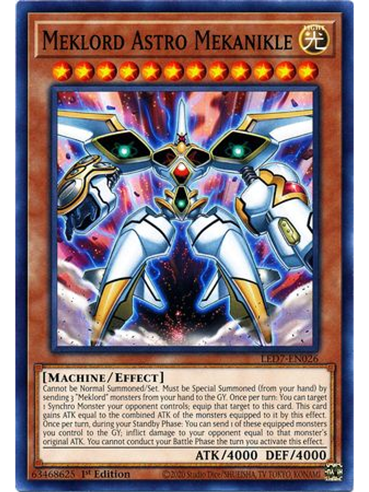 Meklord Astro Mekanikle - LED7-EN026 - Common 1st Edition 1