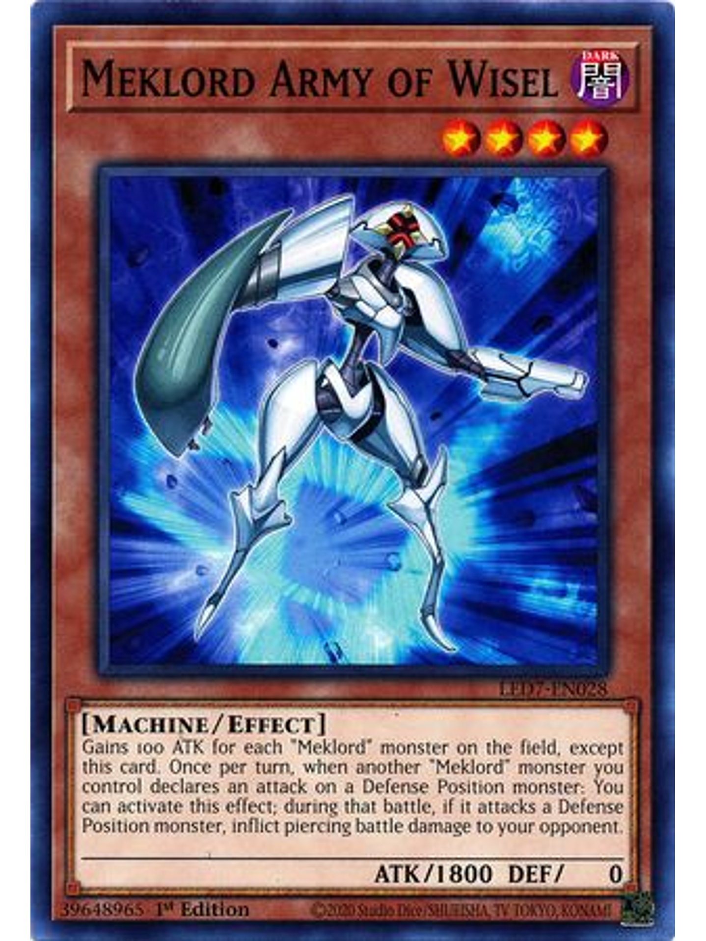 Meklord Army of Wisel - LED7-EN028 - Common 1st Edition 1