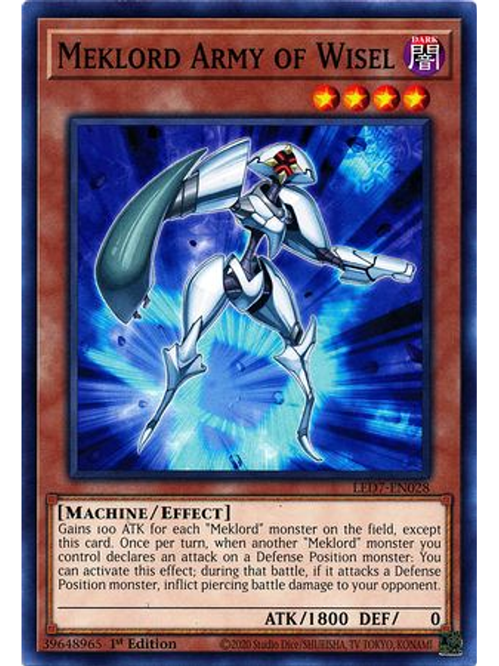 Meklord Army of Wisel - LED7-EN028 - Common 1st Edition 1