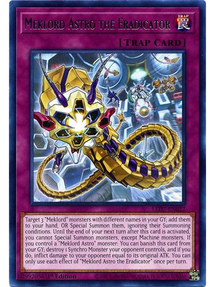 Meklord Astro the Eradicator - LED7-EN022 - Rare 1st Edition 1