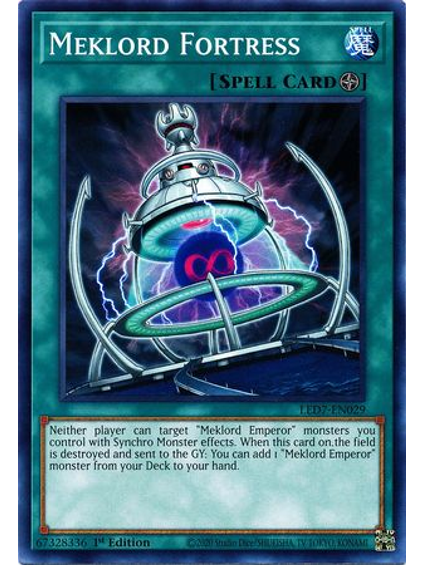 Meklord Fortress - LED7-EN029 - Common 1st Edition 1