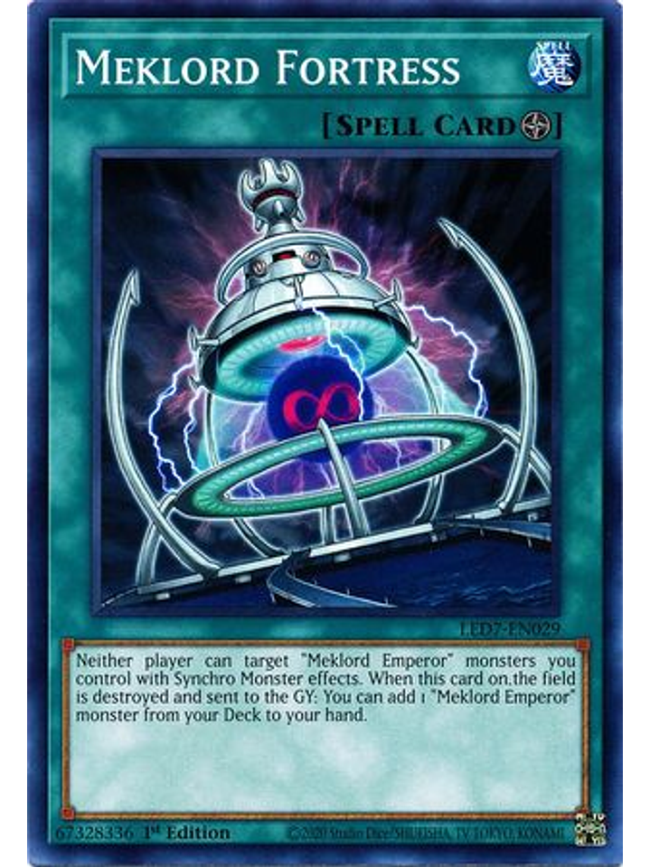 Meklord Fortress - LED7-EN029 - Common 1st Edition 1