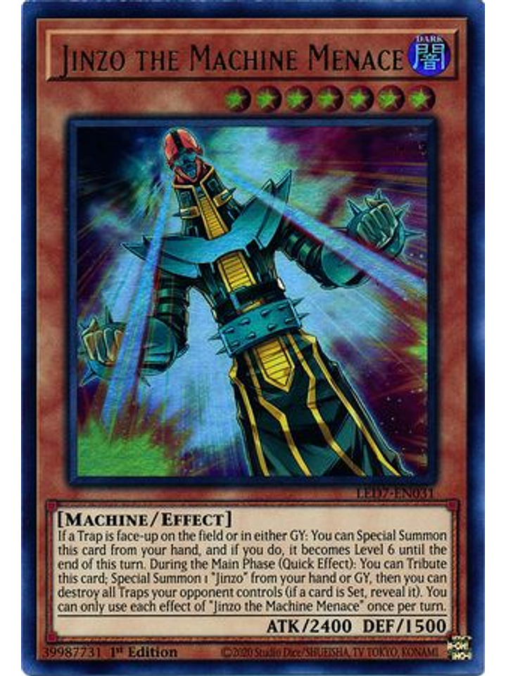 Jinzo the Machine Menace - LED7-EN031 - Ultra Rare 1st Edition 1