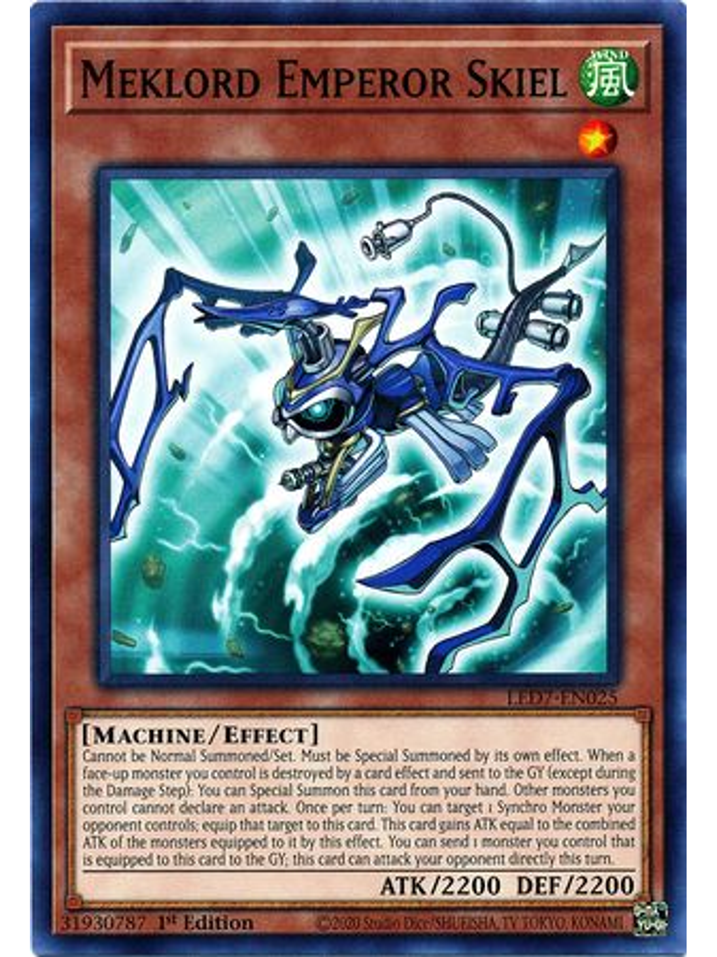 Meklord Emperor Skiel - LED7-EN025 - Common 1st Edition 1