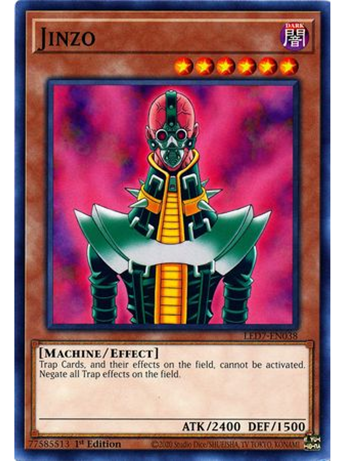 Jinzo - LED7-EN038 - Common 1st Edition 1