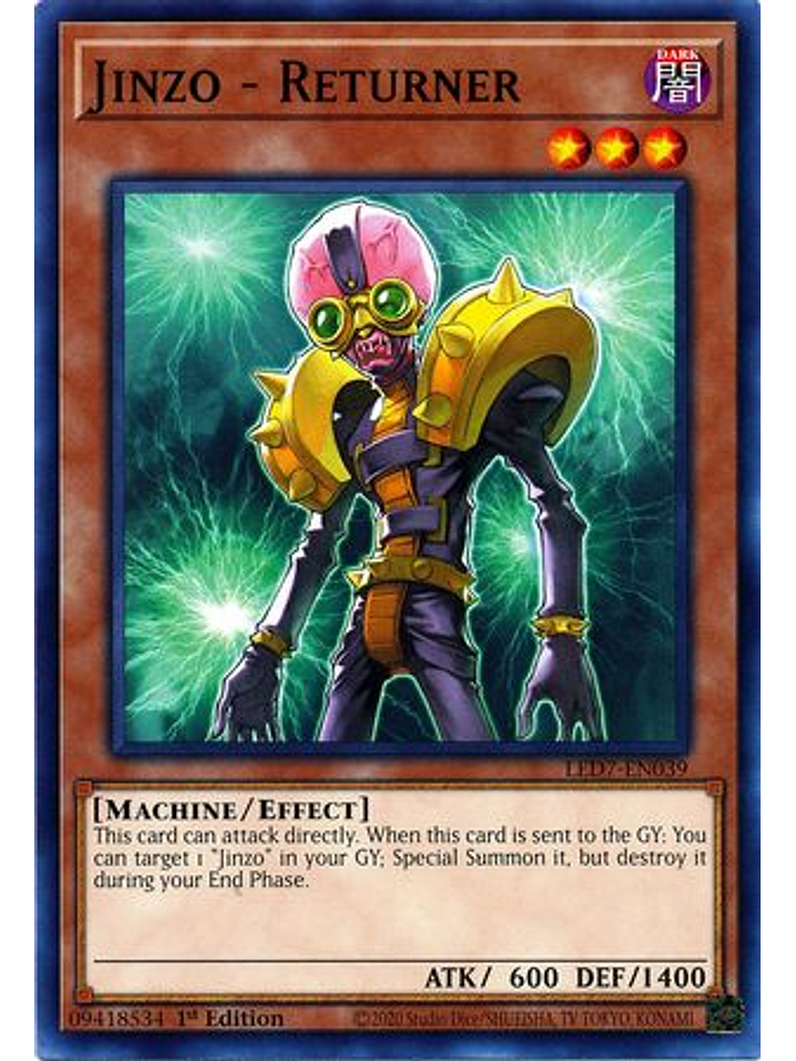 Jinzo - Returner - LED7-EN039 - Common 1st Edition 1