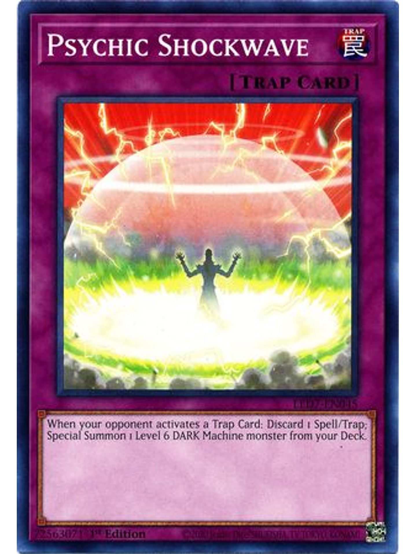 Psychic Shockwave - LED7-EN045 - Common 1st Edition 1