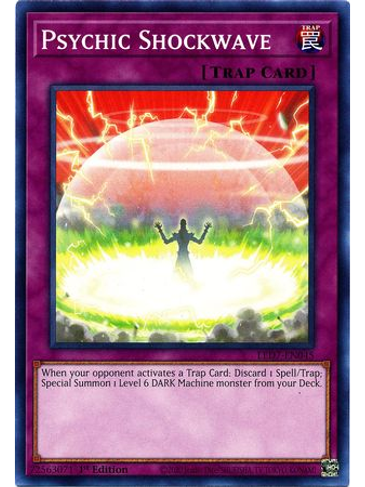 Psychic Shockwave - LED7-EN045 - Common 1st Edition 1