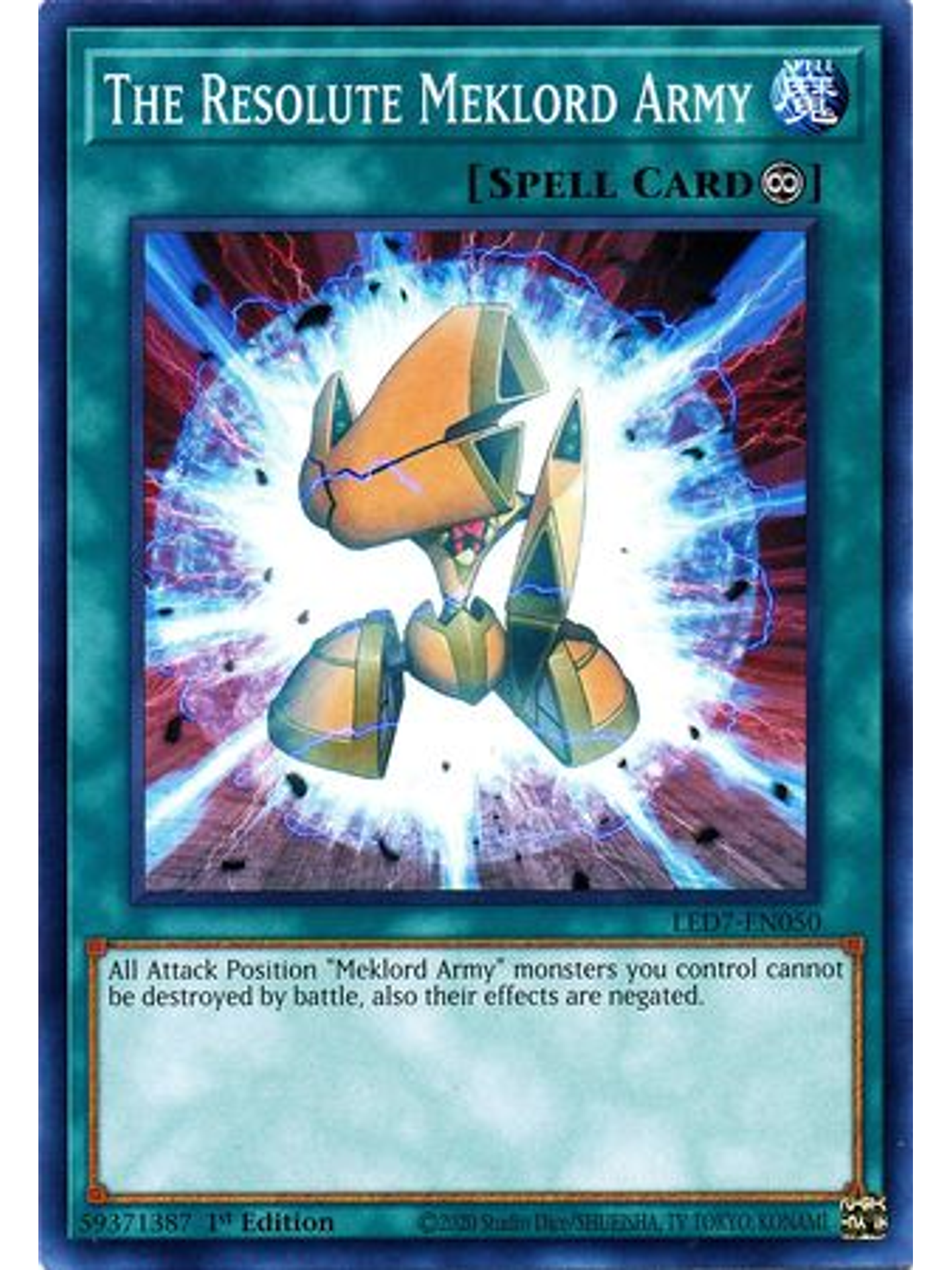 The Resolute Meklord Army - LED7-EN050 - Common 1st Edition 1