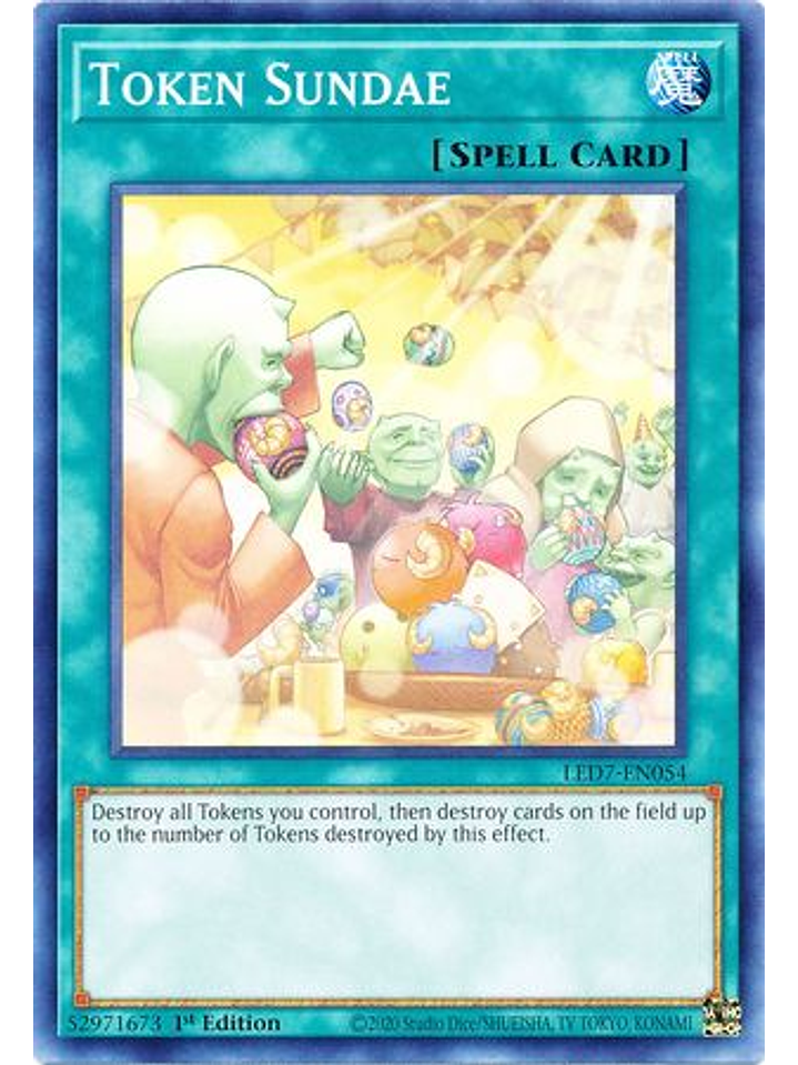 Token Sundae - LED7-EN054 - Common 1st Edition 1