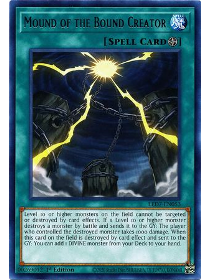 Mound of the Bound Creator - LED7-EN053 - Rare 1st Edition 1