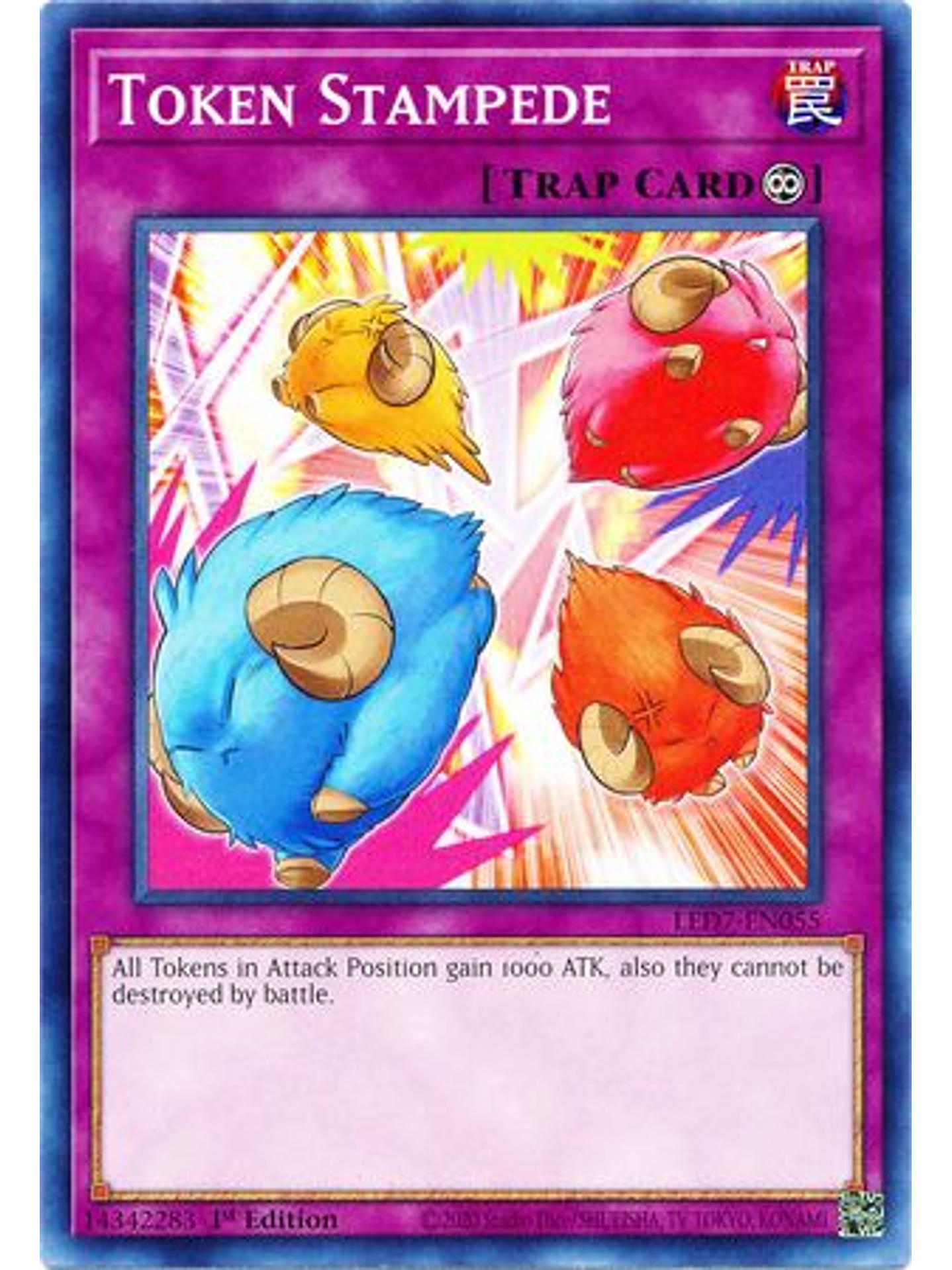 Token Stampede - LED7-EN055 - Common 1st Edition 1