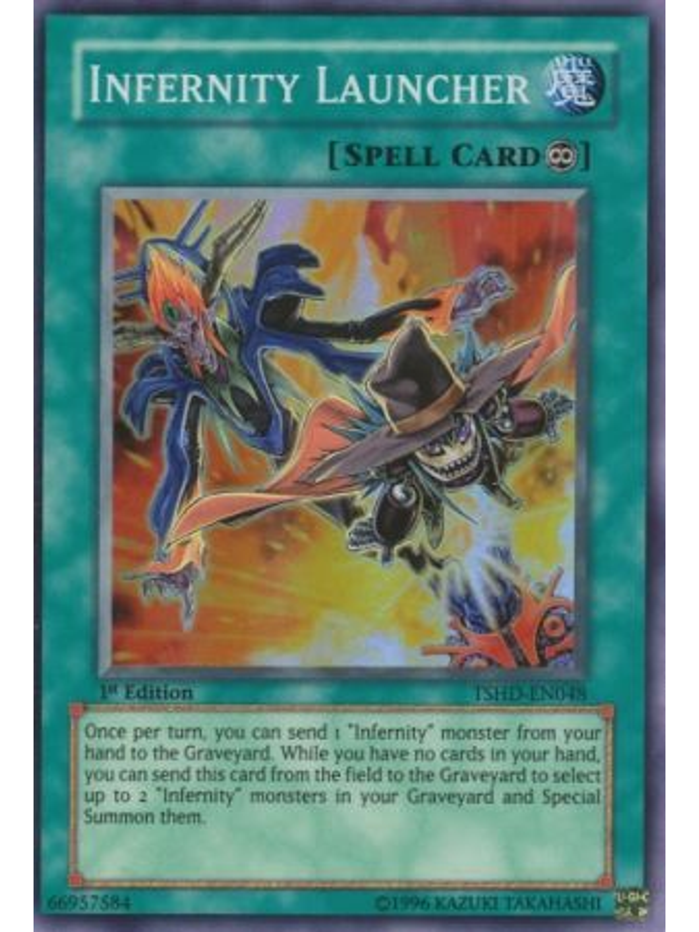 Infernity Launcher - TSHD-EN048 - Super Rare 1st Edition 1