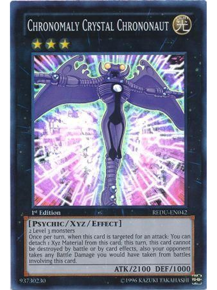 Chronomaly Crystal Chrononaut - REDU-EN042 - Super Rare 1st Edition 1