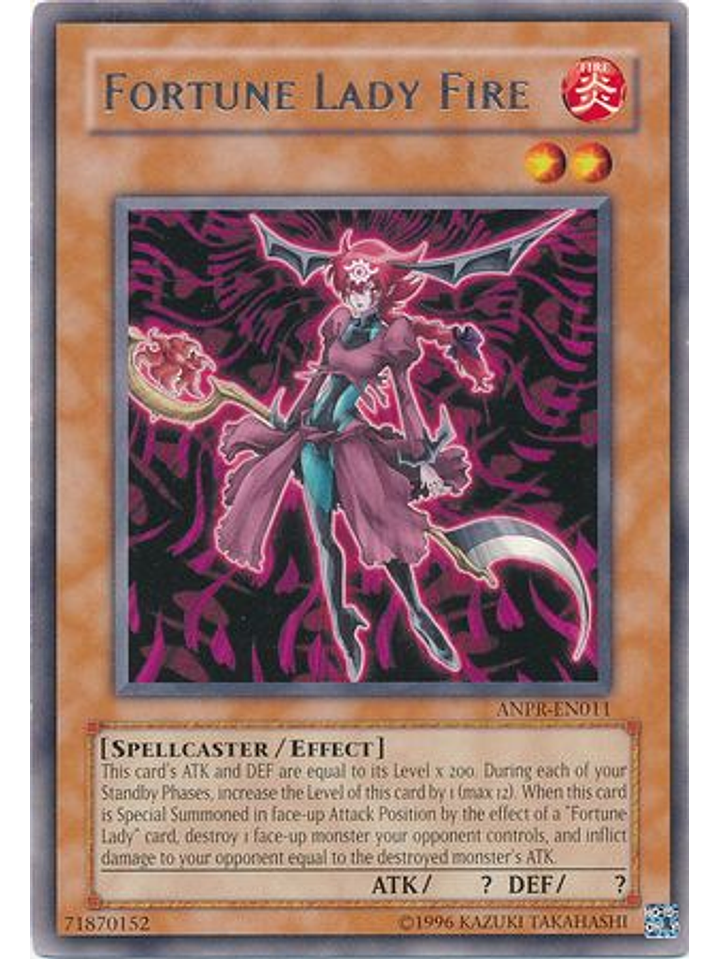 Fortune Lady Fire - ANPR-EN011 - Rare Unlimited 1