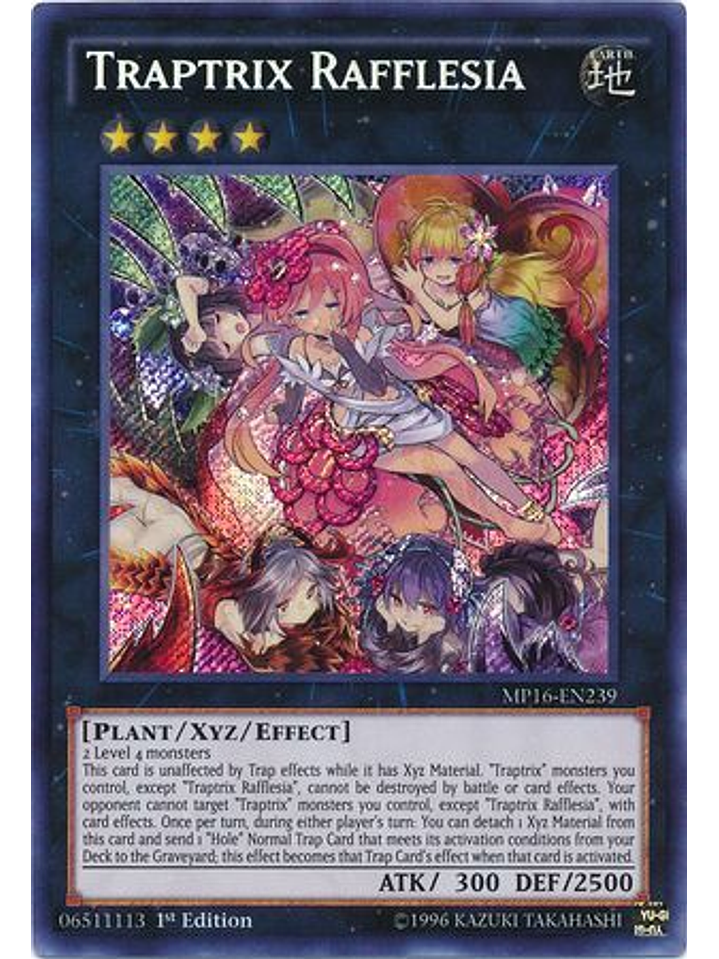 Traptrix Rafflesia - MP16-EN239 - Secret Rare 1st Edition 1